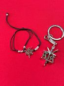 Pulsera y llavero "plata"