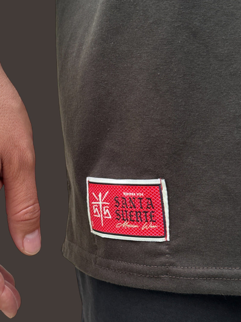 Playera  “Simplicidad” Café musgo