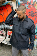 Chamarra “Soldados de paz” mezclilla