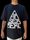 Playera canserbero "triángulo" blanco