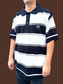 Polo tejida”Sangre x S” caramelo negro/blanco/cafe