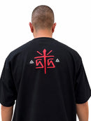Playera over  “La vida se mide por”