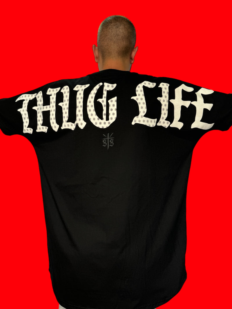 Playera  “Thug life” oversize