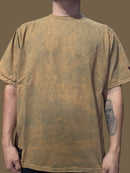 Playera  “Acid wash” Caqui
