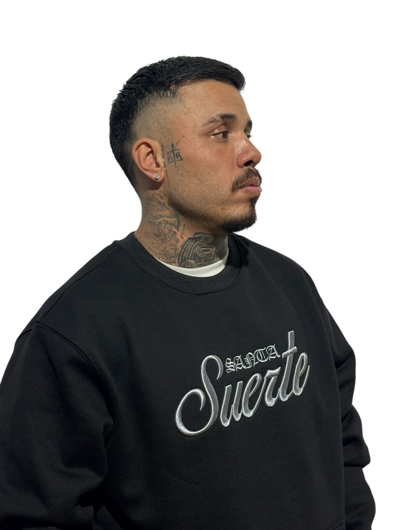 Sudadera crewneck “Bendita Suerte”
