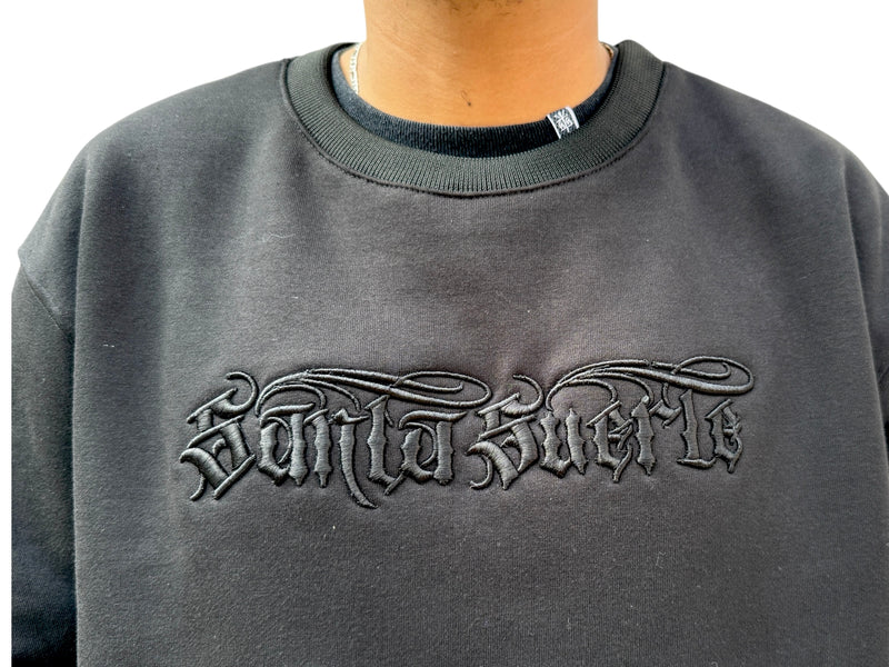 Sudadera crewneck “Black Suertudo”