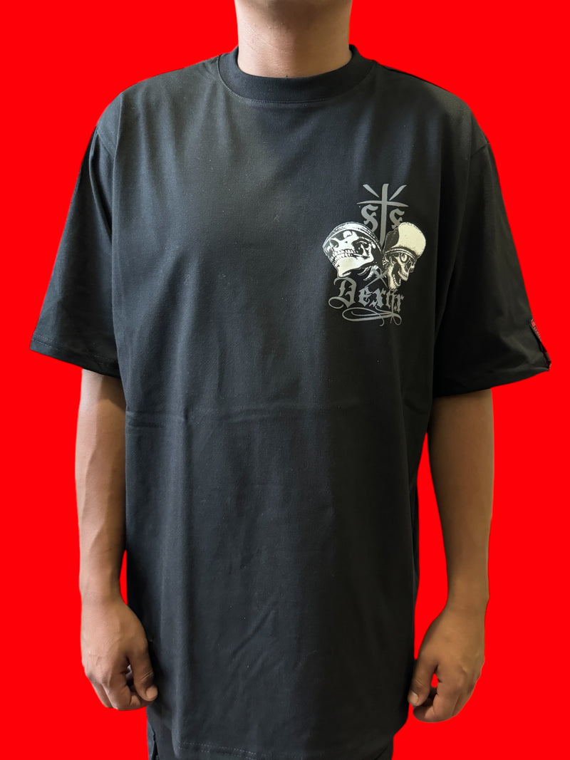 Playera  "Calaveras skate” oversize