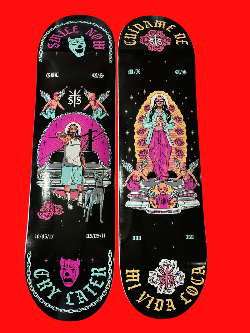 Patineta “Virgen de los Homies”