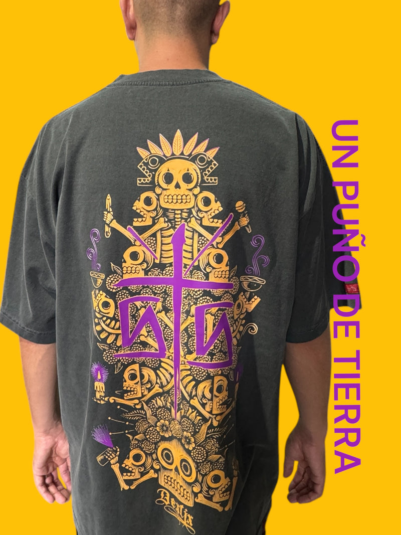 Playera  “Día de muertos” Acid Over