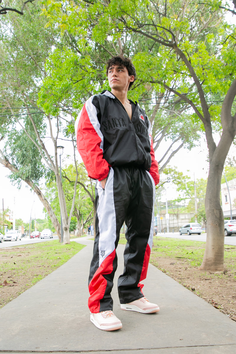 Conjunto “Sporting” rojo/negro