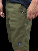 Short “diamante” Verde militar