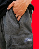 Short “Tumbado” gris Oxford