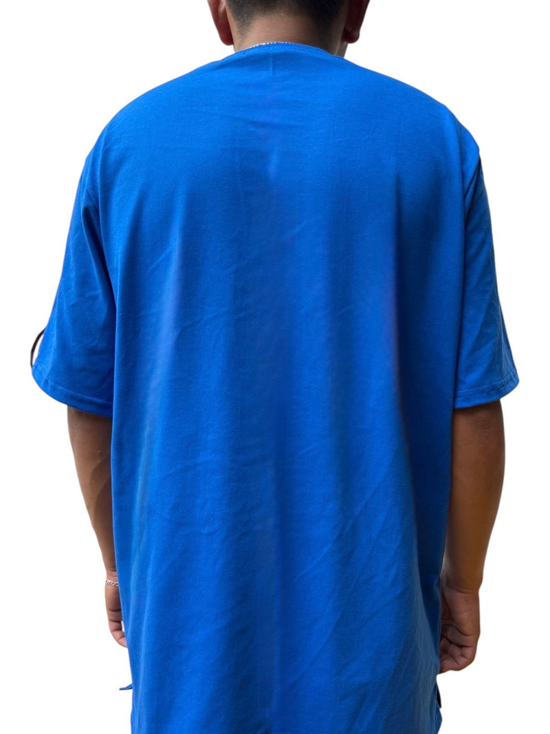 Playera  “Simplicidad” azul rey