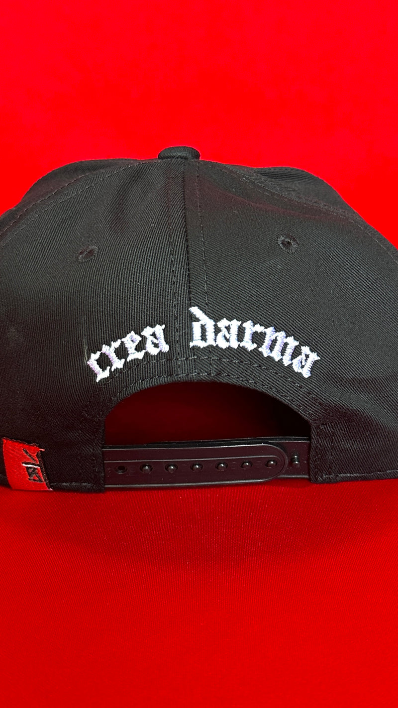 Black/black “Classic Cross” cap