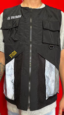 Chaleco “El patrón” negro/reflect