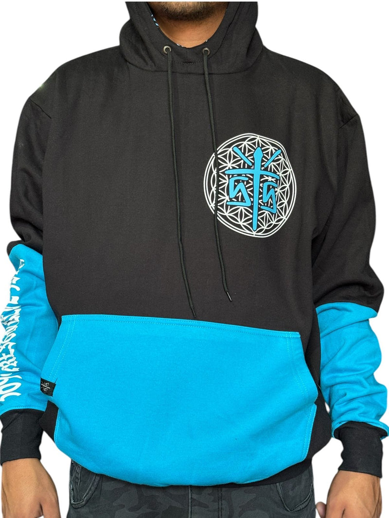 Sudadera  “Gratitud” Azul