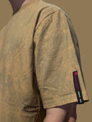 Playera  “Acid wash” Caqui