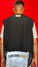 Chaleco “El patrón” negro/reflect