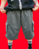 Short “Tumbado” gris Oxford