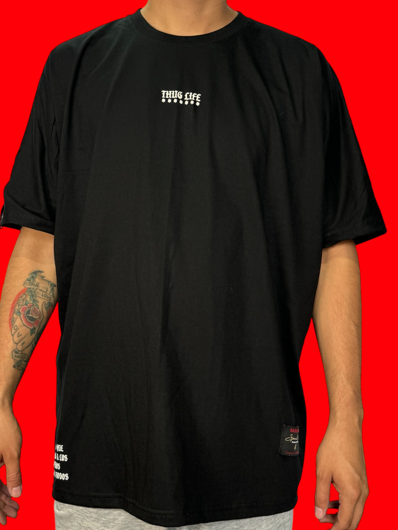 Playera  “Thug life” oversize