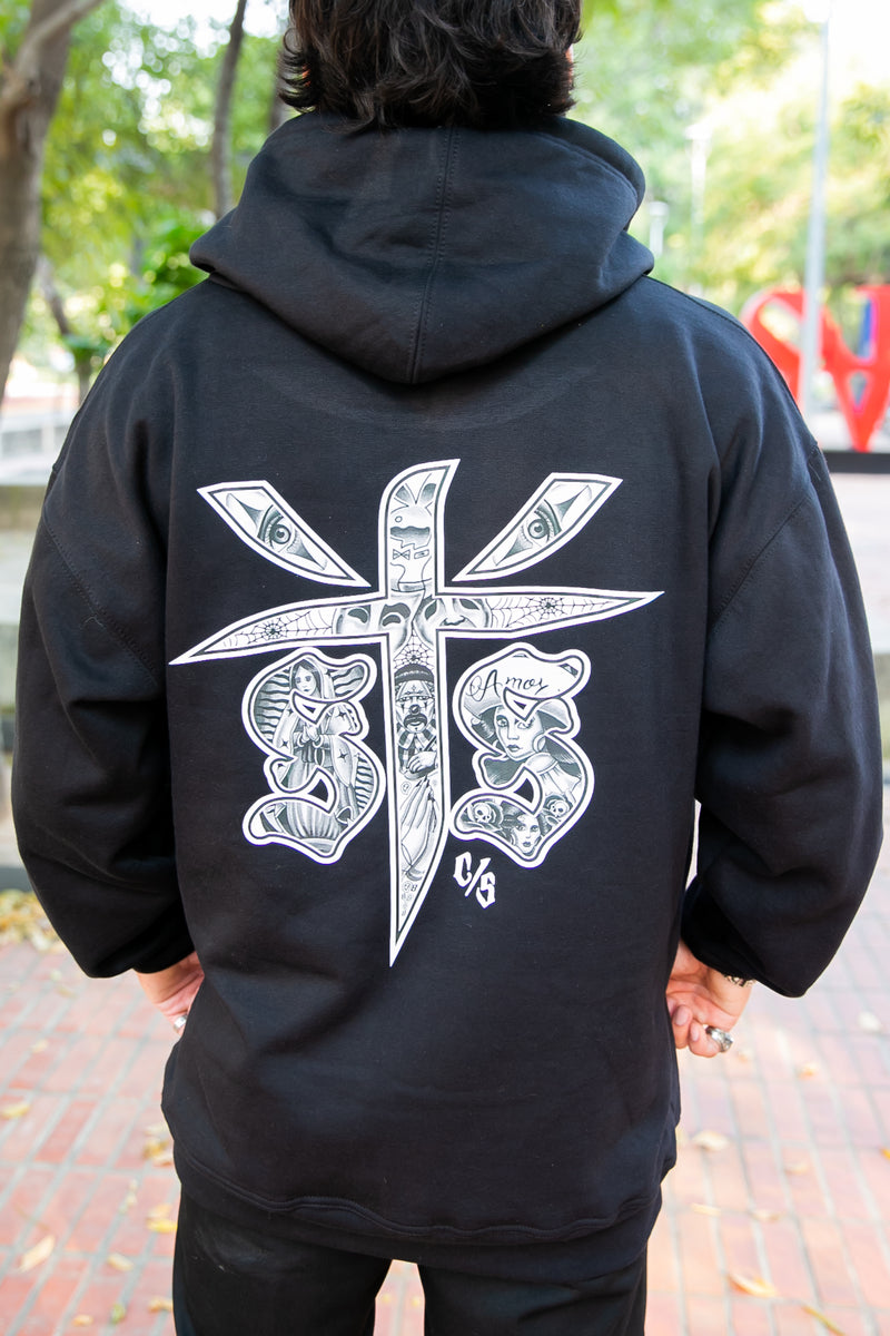 Sudadera ”Cruz aerograf”