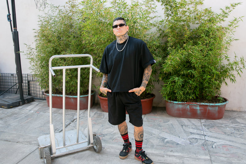 Playera  “Boxy fit” negro