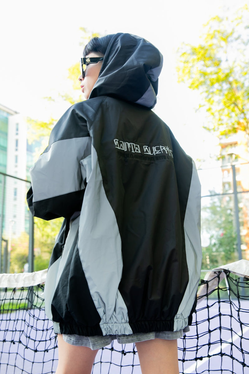 Chamarra “Kinky BLACK grey”