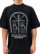 Playera over  “No sacrifiques tu paz”