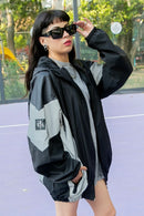 Chamarra “Kinky BLACK grey”