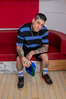 Playera rayas “Rey”