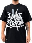 Playera over  “Grafity tag grey”