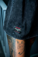 Playera  “Acid wash” negro