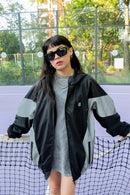 Chamarra “Kinky BLACK grey”