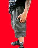 Short “Tumbado” gris Oxford