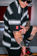 Playera rayas “Negro/blanco ”