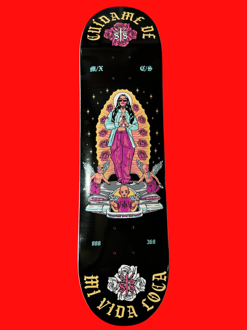 Patineta “Virgen de los Homies”