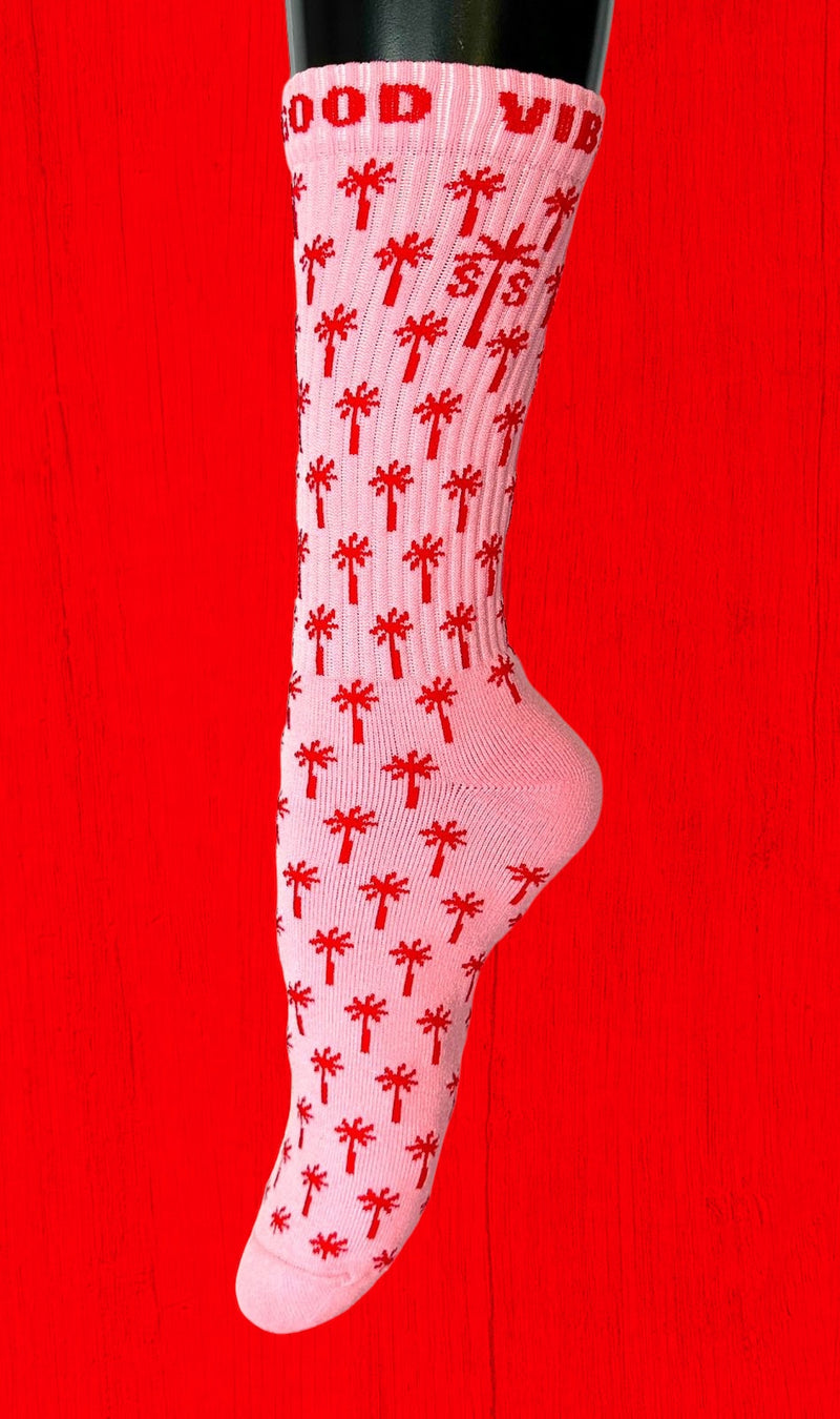 “Palm pink” Art sock