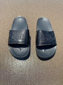 Sandalia “Suertudos Paliacate”negro/negro