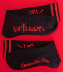Classic “red and black” sock
