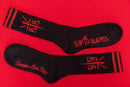 Classic “red and black” sock