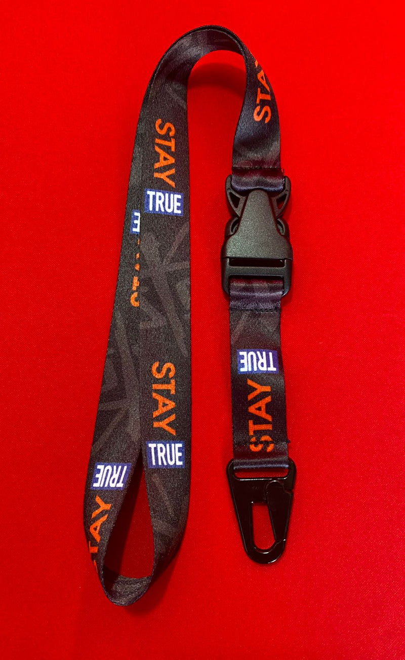 "STAY TRUE" keychain