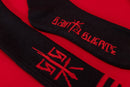 Classic “red and black” sock
