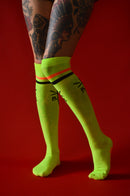 Calceta mujer "ELECTRO YELLOW"