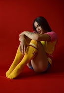 Calceta mujer “YELLOW  BANANA"