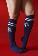 Calceta mujer "BLUE CHERRY"