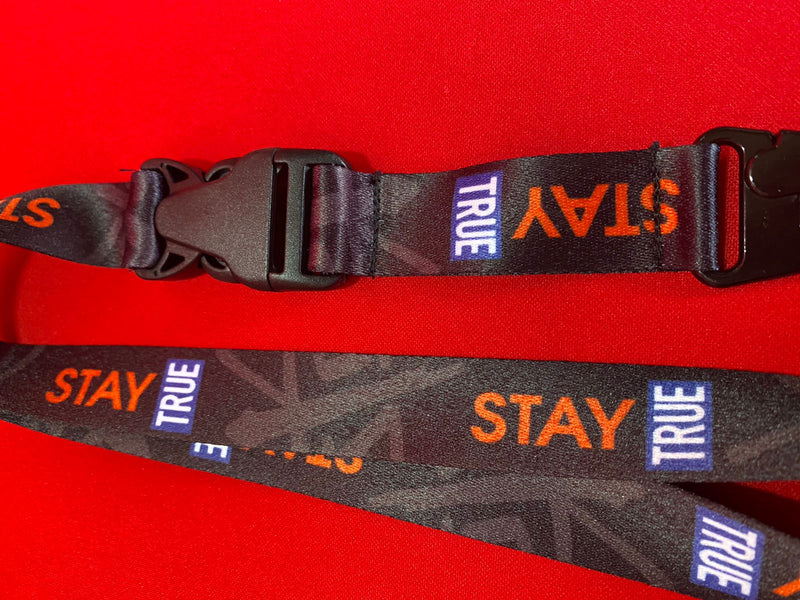 "STAY TRUE" keychain