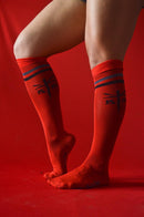 Calceta mujer "RED RASPBERRY"